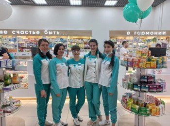 Открытие аптеки «Гармония здоровья» в Барнауле в ТРЦ "Galaxy"